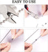 KINGOU 155pcs Stainless Steel Ball Chain Connector Clasps Fits for 1.6/2.0/2.4/3.2/4.0/4.8mm Beaded Ball Chain...