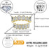 TOPGRILLZ Grillz Vampire Teeth - Silver Grills for Your Teeth Diamond Grillz for Women Men 18K Gold Plated Iced out Hip Hop Rapper Costume Cosplay...