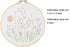 HaiMay 3 Sets Embroidery Starter Kit with Pattern and Instructions, Cross Stitch Kit Include 3 Embroidery Clothes with Floral Pattern, 3 Bamboo Em...