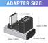 Duttek 240W USB C 180 Degree Adapter, 180 USB C Adapter Extender Adapte, U Shape Type C Male to Female 40Gbps Connector for Thunderbolt, Switch, L...