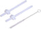 TUM TUM Straws & Brush Set for 3 Stage Trainer Cup...