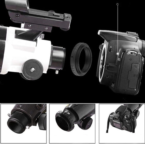 Pomya Telescope Connecter Ring for Camera, Aluminum Alloy M48*0.75 Mount Adapter Ring Telescope Eyepiece Lens for Nikon/Camera(M48-AI)...