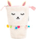 Yoobi Llama Standing Fuzzy Pencil Case – Cute Llama Storage Pouch for Kids & Adults – Fun for School, Art & Makeup Brushes...