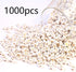 DAHI 1000pcs gold letter beads Acrylic Alphabet Beads A-Z Letter Beads for Jewelry Making Alphabet Beads (round gold white)...