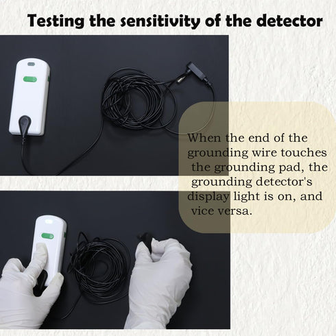 Grounding Continuity Tester Kit with 15ft Grounding Cord, Tests Effectiveness of Earth Connection, Fits All Popular Brands Grounding Products...