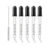 Eye Dropper for Essential Oils, Pipettes Dropper with Black Rubber Head, Calibrated Thick Glass Medicine Dropping Pipettes, 1ml Dropper Measurer, ...