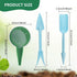 Andiker 5pcs Small Garden Seed Planter Tool, Plastic Mini Garden Tool Set 2 in 1 Multifunctional Small Shovel and Adjustable Hand Seed Sower for S...