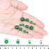 AD Beads Natural Gemstone Round Loose Beads 15" for Bracelet Necklace Earrings Jwelery Making Crafts DIY (8mm, Green Jade)...