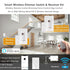 Smart Wireless Light Switch, Dimmer Switch & Receiver Kit No Wiring Wireless Remote Control Switch,Remote & Voice Control,Bluetooth Work with Amaz...