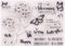 Flower Stamp Cards Clear Stamping Tools Set Decorative Clear Stamps for Craft Scrapbooking Card Making...