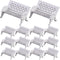 NUOBESTY Household Gadgets Home Decor Home Decor 15Pcs Mini House Bench Model Miniature Bench Doll Furniture Model Decor Decoraciones Para Salas D...