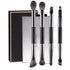 ENERGY Travel Eye Makeup Brush Set Eyeshadow Eye Blending Eyeliner Under Eye Concealer Eye Brow Smudge Makeup Kit with Portable Compact Mirror Cas...