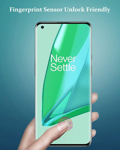 [3+3 Pack Compatible for OnePlus 9 Pro Soft TPU Screen Protector + 3D Tempered Glass Camera Lens Protector, Screen Cover with Installation Kit Fin...