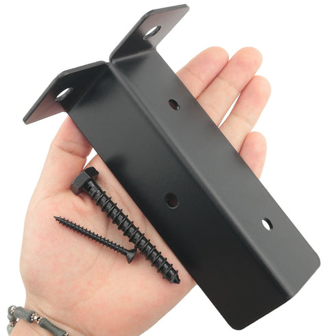 2PCS Adjustable Deck Post Anchor Base Brackets Heavy Duty Wood Fence Pergola Post Brackets Adjustable Post Base Brackets Adjustable Deck Post Anch...