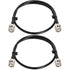 2PCS BNC Male to Male Coax Cable 2FT 50 Ohm RG58 Extension Coaxial Cable with BNC Connectors...