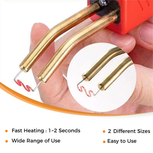 Mtsooning 1000 PCS Car Bumper Repair Pre Cut Wave Staples, Welding Rods Hot Staple Machine Plastic for Repair Auto Dashboards Lamp Holders Rings D...