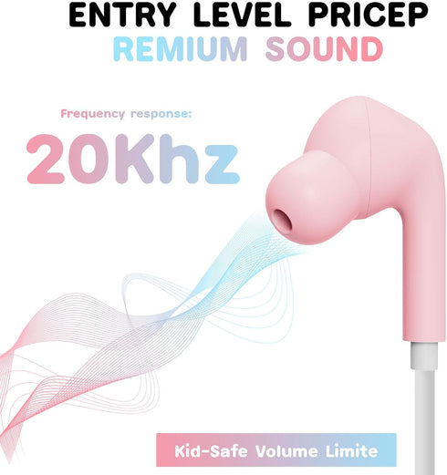 QearFun Earbuds in-Ear Headphones with Microphones,Noise Isolating Gradient Color Wired Earphones with Creative Banana Earphones Storage Case,Gift...