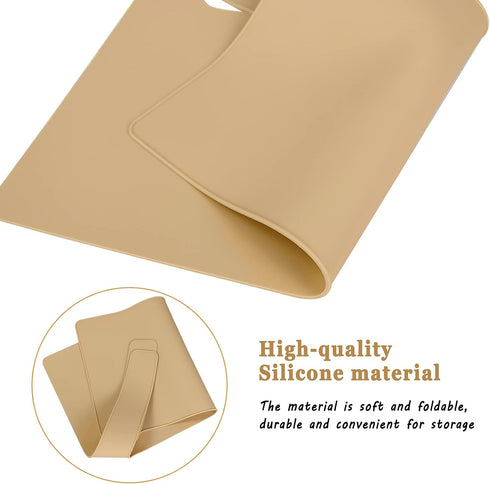 High Chair Placemat, Long Lasting High Chair Placemat Silicone, Clean and Hygienic, Suitable for IKEA Antilop Highchai, for Toddlers and Babies (K...