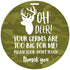 Camouflage Deer Stop No Touching Baby Car Seat Sign/Country Boy Stroller Tag/Camo Car Seat Accessory...