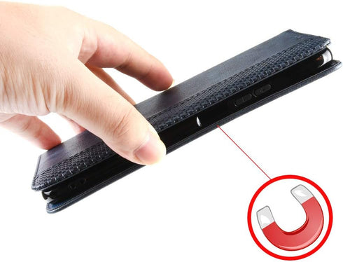 for ZTE ZMax 10 / ZTE Z6250 Wallet Case, PU Leather Flip Book Style Folio Cover with Kickstand Card Holder Slots Protective Magnetic Phone Case fo...
