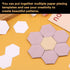 100 Count Paper Piecing Paper Paper Piecing Shapes Hexagon Paper Piecing Templates Quilting Templates for Use in Quilting, Sewing, and Craft Proje...