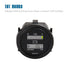 Runleader 12V/24V 36V 48V 72V Battery Fuel Gauge Meter,Battery Level Meter,Resettable TOT Hours,Lead Acid Battery Applicably(But Not Trojan),for G...