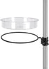 iBorn Bird Feeders Station Water Tray and Ring for 1” Pole Stand Station Outdoor Accessory for Humming Bird Feeders for Outside,5SECOND to Install...