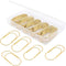 50PCS Jumbo Gold Paper Clips, 50 mm Paper Clips?Non-Slip and Smooth...