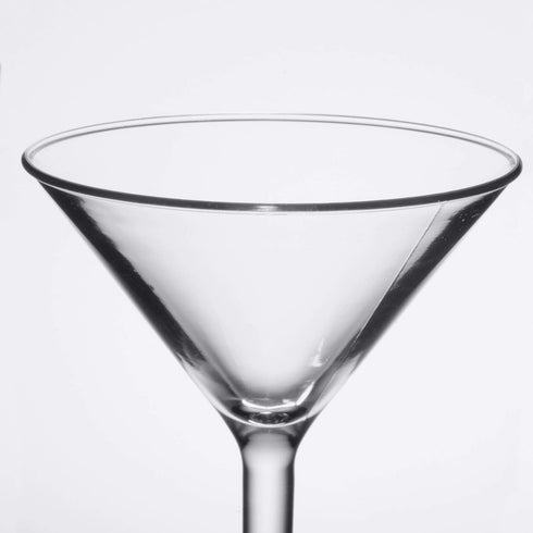 G.E.T. SW-1402-1-SAN-CL-EC Heavy-Duty Shatteproof Plastic Martini Glasses, 6 Ounce, Clear (Set of 4)...