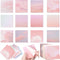 600 Pcs Watercolor Theme Self Sticky Note Pads, Adhesive Sticky Notes, 12 Styles Self-Stick Notes, Self-Adhesive Memo Pads for Reminders, Study, W...