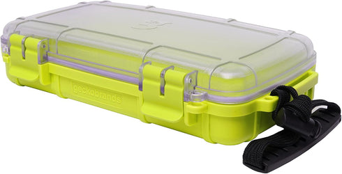 geckobrands Waterproof Dry Box Storage Case, Medium, Neon Green - Watertight & Airtight Dry Box for Phone, Wallet...
