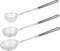 3pcs Small Round Hot Pot Strainer - Stainless Steel Asian Shabu Shabu Spider Skimmer Spoon Set, Mesh Slotted Scoops Soup Ladle...