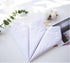 Womens Embroidered Scalloped Handkerchiefs Cotton White Wedding Hankies...