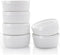 Nuwave Ceramic Ramekins 8 oz, Set of 6, Elegant Classic Style for Baking Souffles, Creme Brulées, Custards, Puddings, 4.3” Wide & 2” Tall, Microwa...