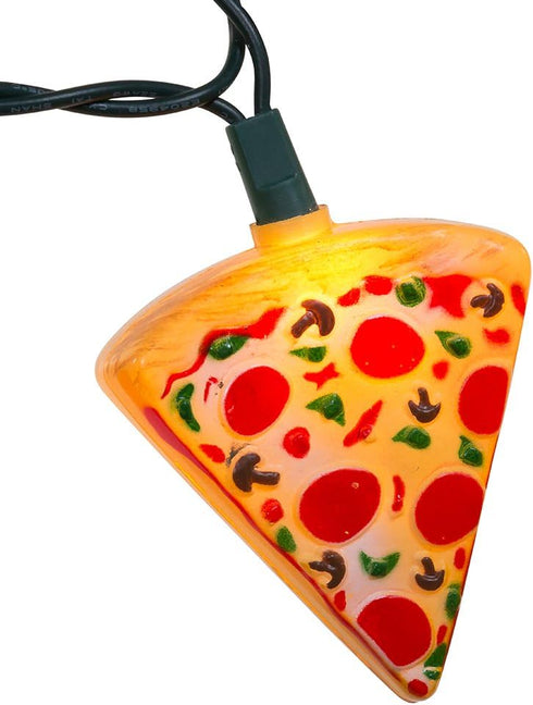 Kurt Adler Indoor/Outdoor 10-Light Pizza Light Set...