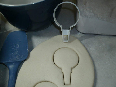GOLF BALL WITH TEE SPORTS ATHLETIC OUTLINE COOKIE CUTTER MADE IN USA PR2496...