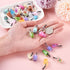 Cheriswelry 100pcs Glass Bottle Pendants Resin Fruit Juice Charms Colourful Drink Cup Milk Tea Dangle Pendants with Loop Hang Ornament Decoration ...