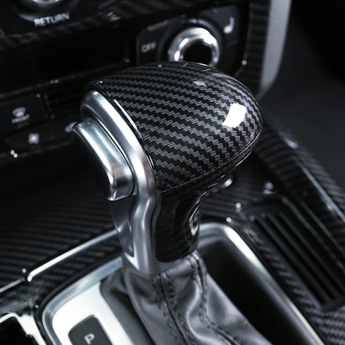 Compatible with Audi A4 A5 Allroad Automatic A6 Q7, A7 S6 S7, Q5 Gear Shift Knob Cover Trim, Accessories Auto Gear Shift Knob Cover Trim Cap or Ca...