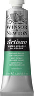 Winsor & Newton Artisan Water Mixable Oil Colour, 1.25-oz (37ml), Phthalo Green (Yellow Shade)...