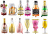 Collect Present Champagne and Wine Bottle Balloons – 12 Foil Balloons – Birthday, Bachelorette and Engagement Party Decorations...