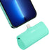 Small Portable Charger Blue 4800mAh Power Bank Ultra-Compact Little Battery Pack Compatible with iPhone 14/14 Pro Max/13/13 Pro Max/12/12 Pro Max/...