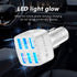 Car Charger Adapter,6 Ports USB QC3.0 Fast Car Charger QC3.0/3.1A,32V Upgraded Smart Shunt Car Phone Charger Compatible iPhone 14 13 12 Pro Max/Al...
