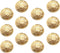 MILISTEN 30pcs Round Metal Hollow Out Button Coat Buttons Flat Buttons Jacket Button Trousers Buttons Sewing Buttons (Light Golden 18mm)...