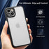 RALEAVO Matte Case Compatible with iPhone 13 Case,Slim Translucent Frosted Case Cover Hard PC Back Military Drop Protection Phone Case Skin-Friend...