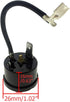 6pcs 1/4HP Refrigerator Overload Protector 220V Thermal Overload Protector Compressor Replacement Part for Freezer Motor Fridge...