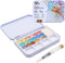 Mont Marte Premium Metallic Watercolor Cake Set, 21 Piece, 18 Colors, 1 Water Brush, 1 Sponge, 4 Mixing Wells...