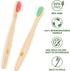 Navona 36 PCS Biodegradable Bamboo Toothbrushes, Individually Wrapped Bulk Toothbrushes, BPA Free Medium Soft Bristles Eco-Friendly, Natural Wood ...