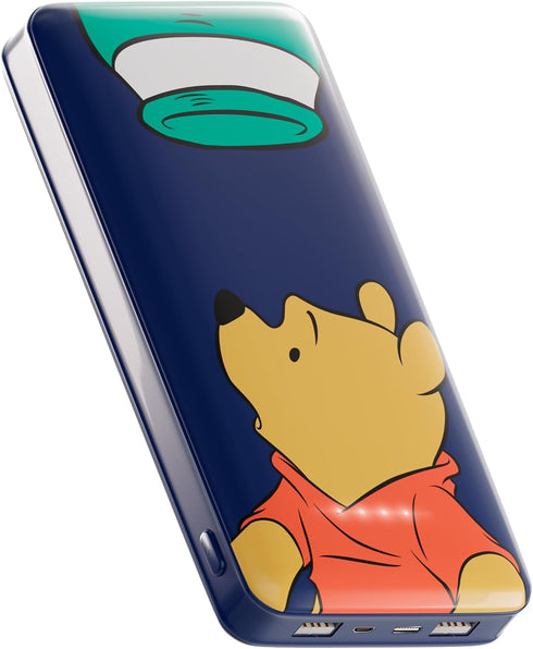Disney Winnie The Pooh 10,000Mah Power Bank- Universally Compatible Portable Phone Charger Battery Pack w/USB Charging Port - Classic Winnie The P...