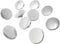 Honbay 50PCS Metal Round Flat Buttons Coat Jacket Shirt Trousers Button for Sewing DIY Crafts (15mm)...