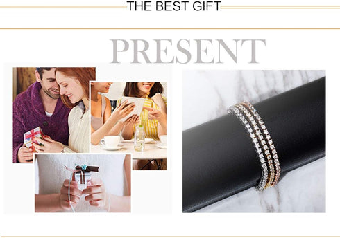 TOPGRILLZ Tennis Ankle Bracelet Gold Anklet Adjustable with Extension 14K Gold Plated Iced out Diamond 3-6mm Fashion Stylish Foot Jewelry for Wome...